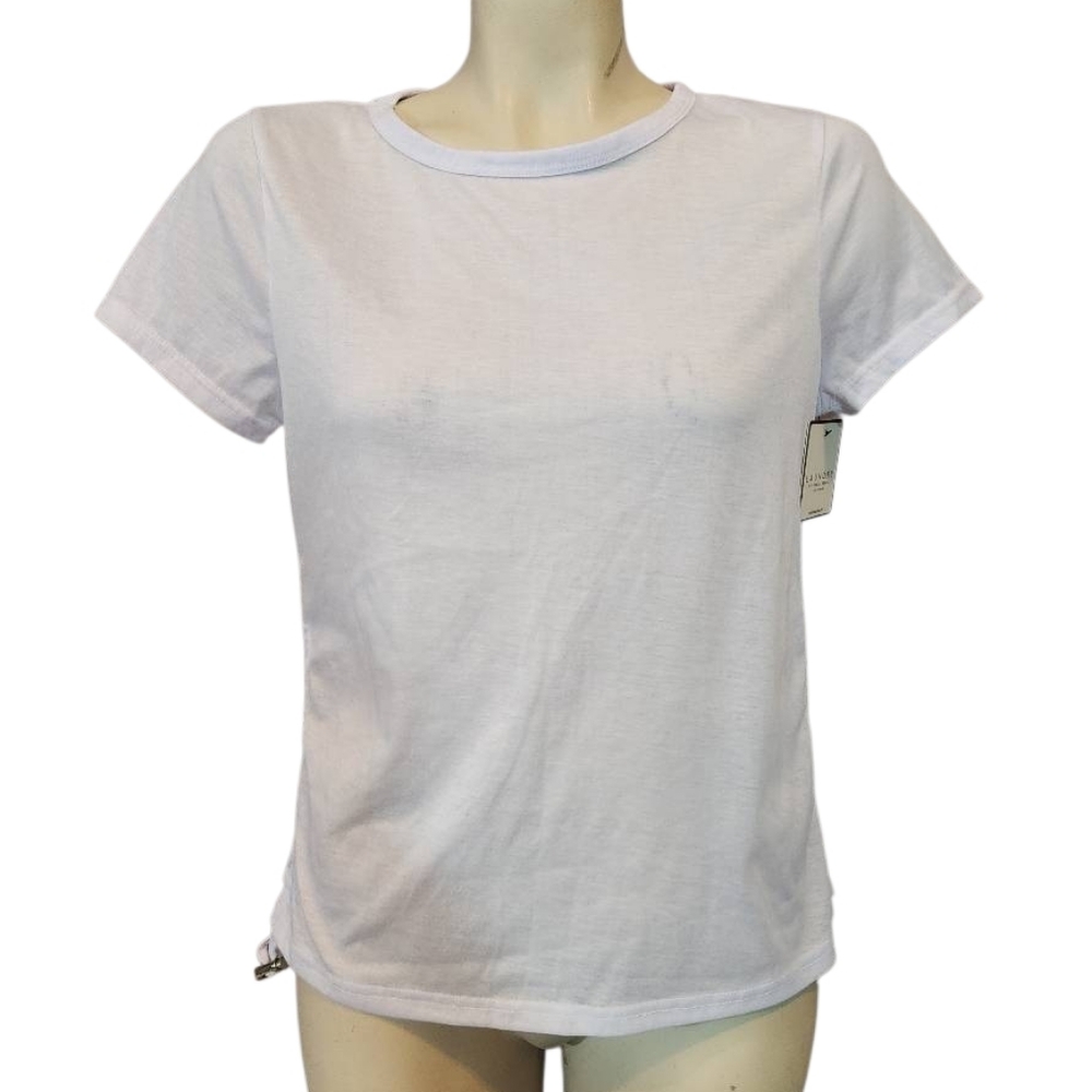 Laundry by Shelli Segal White Women's T-Shirt Size Medium